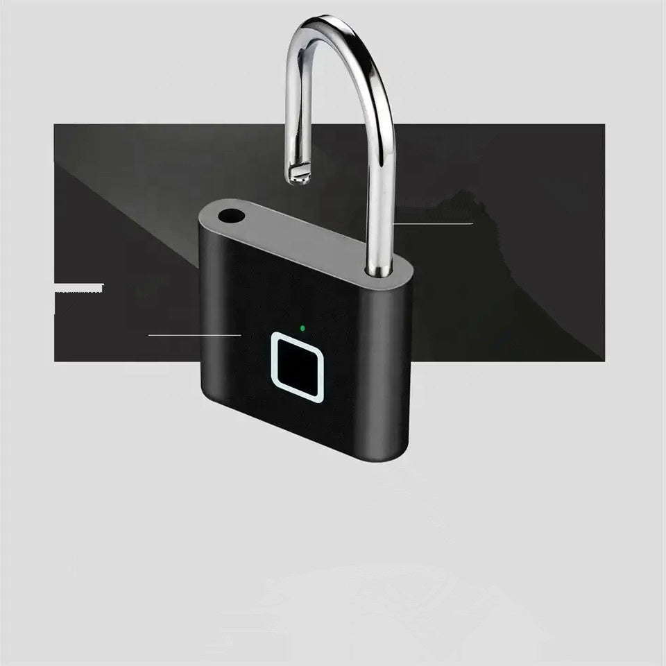 Smart Fingerprint Padlock – Keyless Biometric Security Lock for Gym, Luggage, Backpack & Home Use