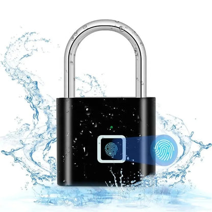 Smart Fingerprint Padlock – Keyless Biometric Security Lock for Gym, Luggage, Backpack & Home Use